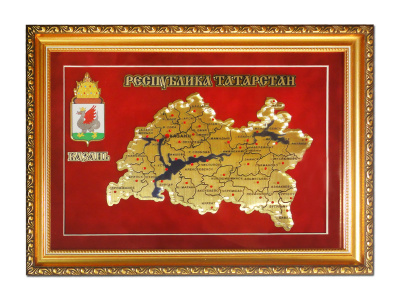 Панно-карта «Казань»