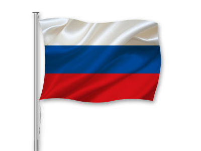 Флаг России (Шёлк) 145х90 см