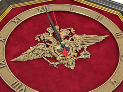 Чаcы «МВД» с гальванопластикой